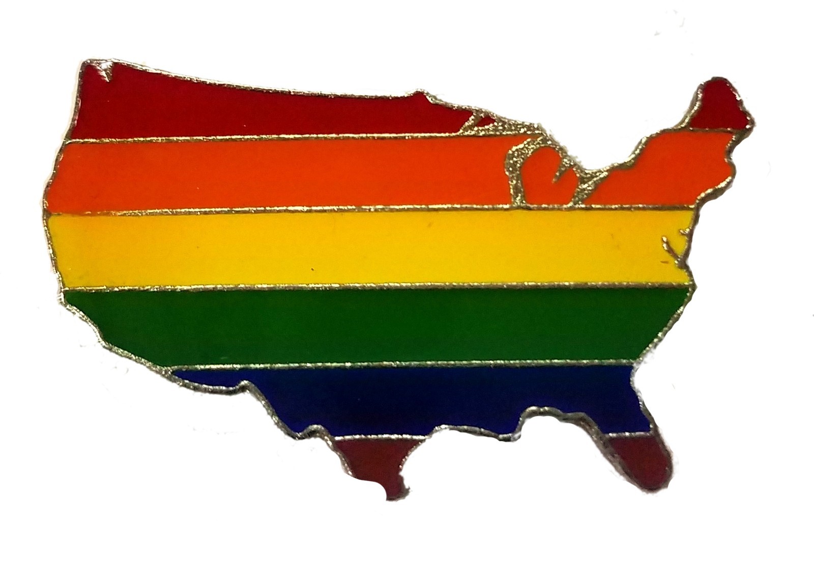 Gay Pride Enamel Lapel Pins Badges Rainbow Leather Bear Flag LGBT Ally Wholesale