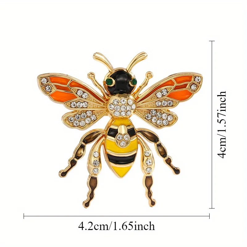 Delicate Cute Bee Brooch Fashion Insects Clothing Accessories Corsage Gift