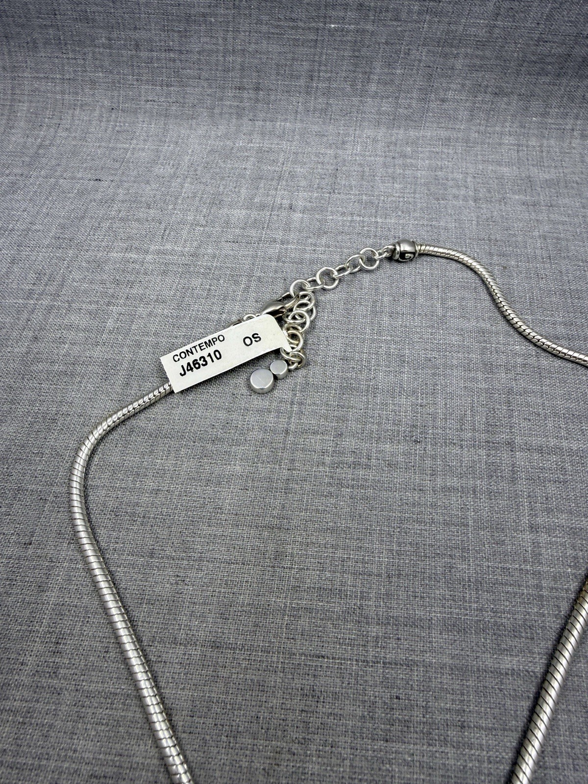 Brighton Contempo Scroll Teardrop Shaped Pendant Adjustable 16-18″ Necklace