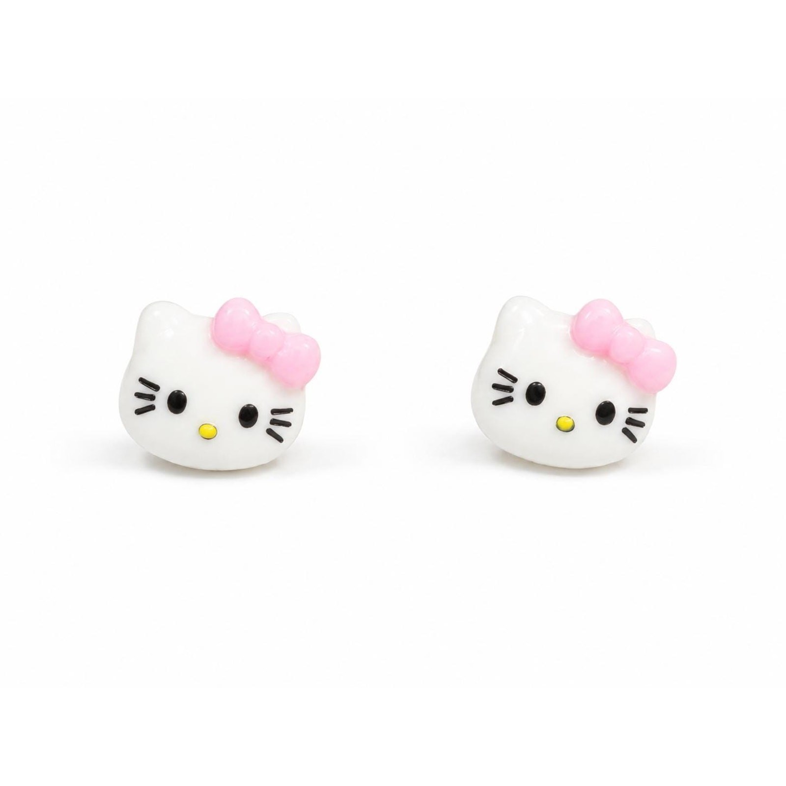 Summer Earrings Set | Hello Kitty Face & Life Preserver Stud Earrings 2 Pair Set