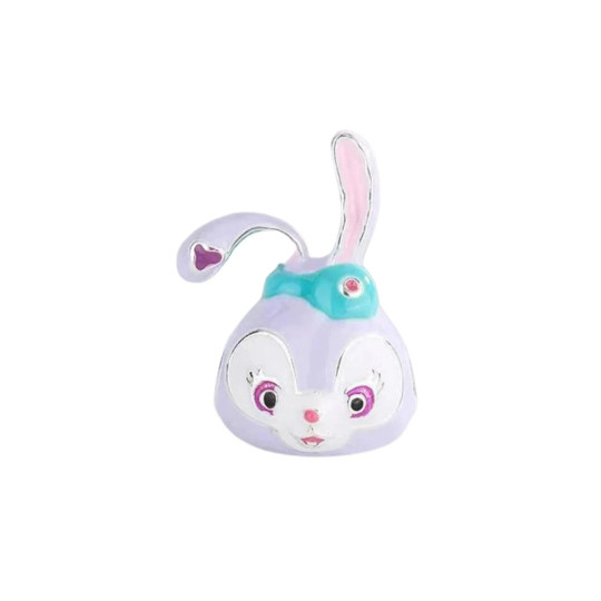 Cute Bunny Charm For Bracelet, Animal Charm, Cartoon Charm, Gift For Women