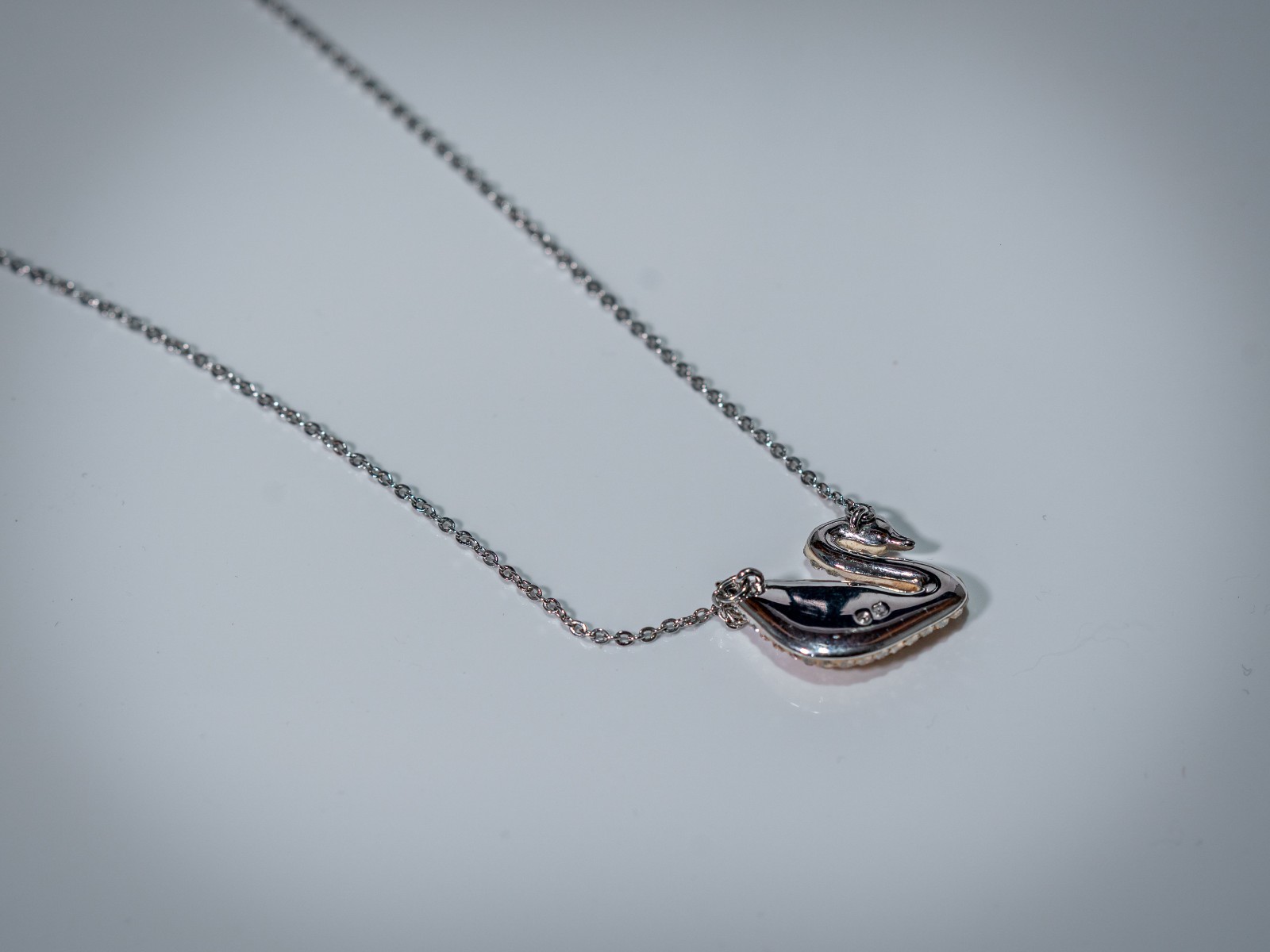 Swarovski Iconic Swan necklace, Multi-colored, Rhodium Plating