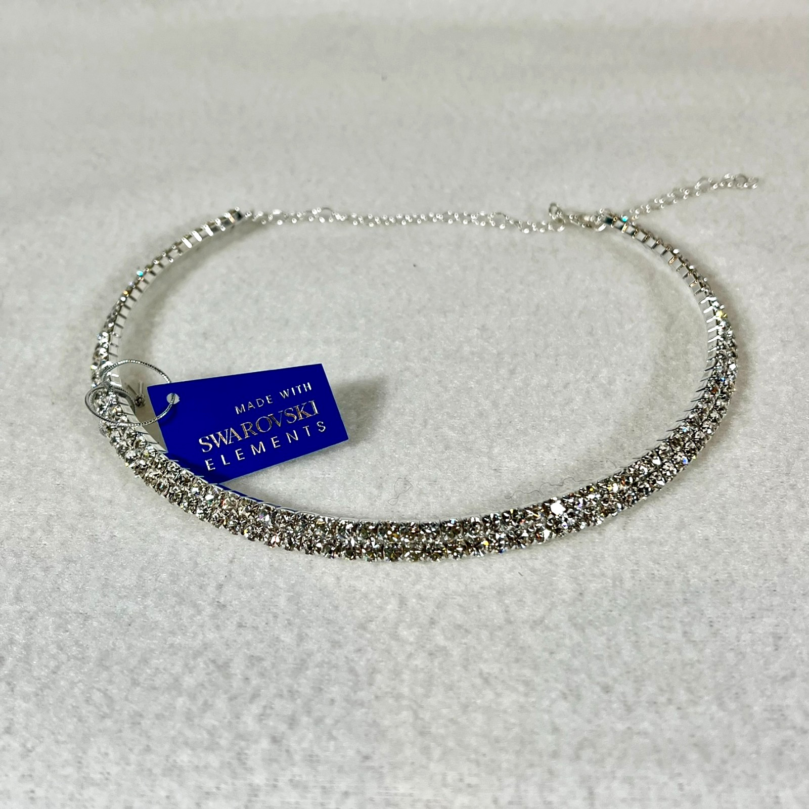 TWO Swarovski Elements Choker Necklace – Read