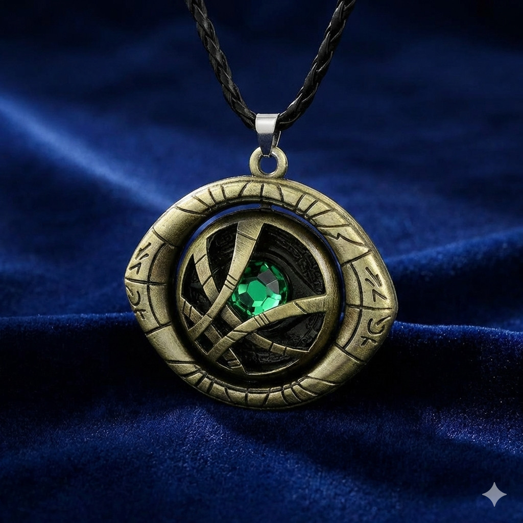 Eye of Agamotto Marvel Doctor Strange Jewelry Avengers Hero Pendant Necklace
