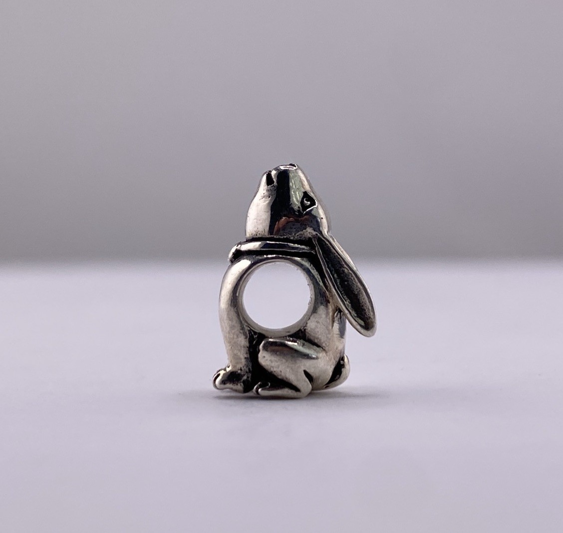 Redbalifrog Moon Gazing Rabbit Charm Bead New
