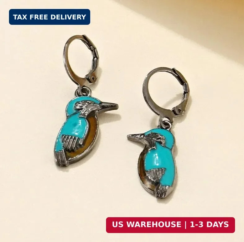 Boho Turquoise Oval Drop Dangle Earrings for Women Beaded Western Flower Teardro