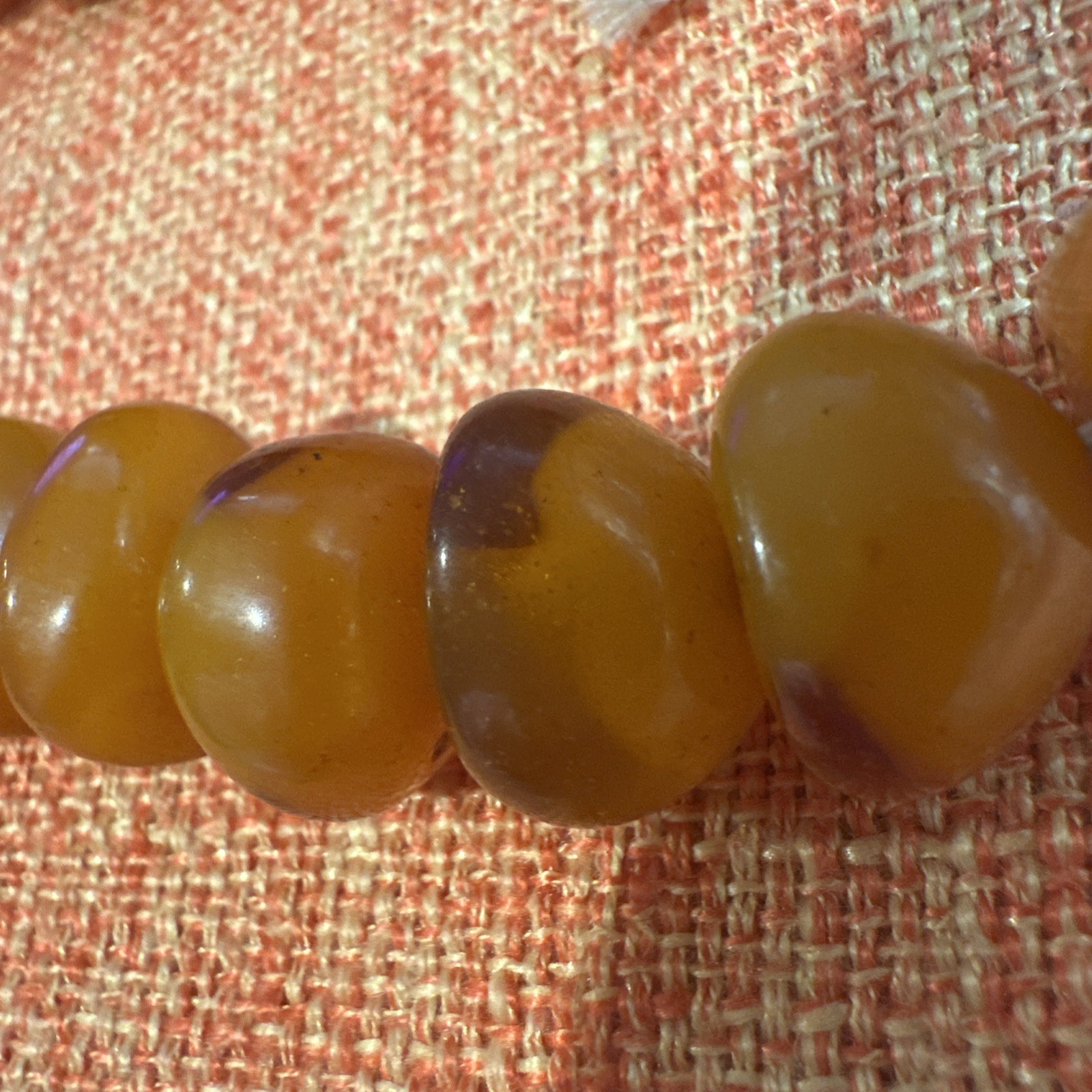Antique Butterscotch Eggyolk Baltic Amber Necklace 103 grams G2U