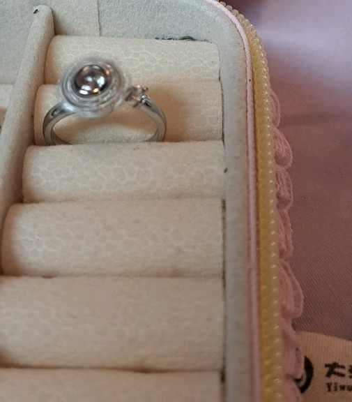 Silver Spinning Floral Design Adjustable Ring Jewelry