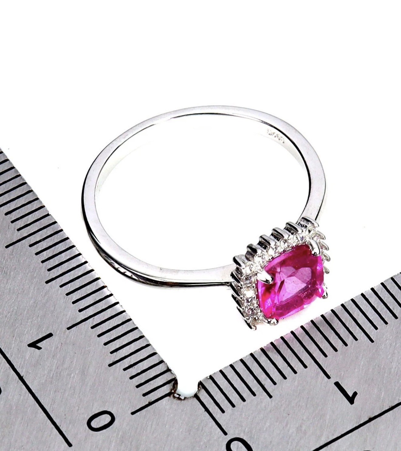Set! – 1.15CT Natural Pink Topaz Ring 8 Pendant Necklace & Earrings 925 Sterling