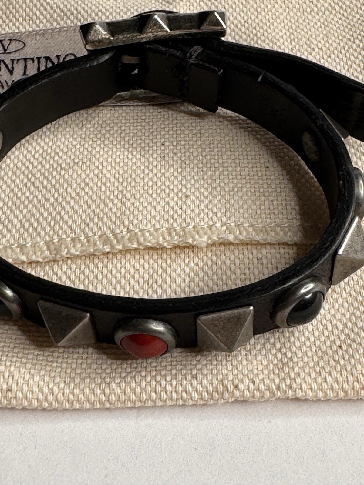 Valentino Garavani Rockstud Leather Bracelet
