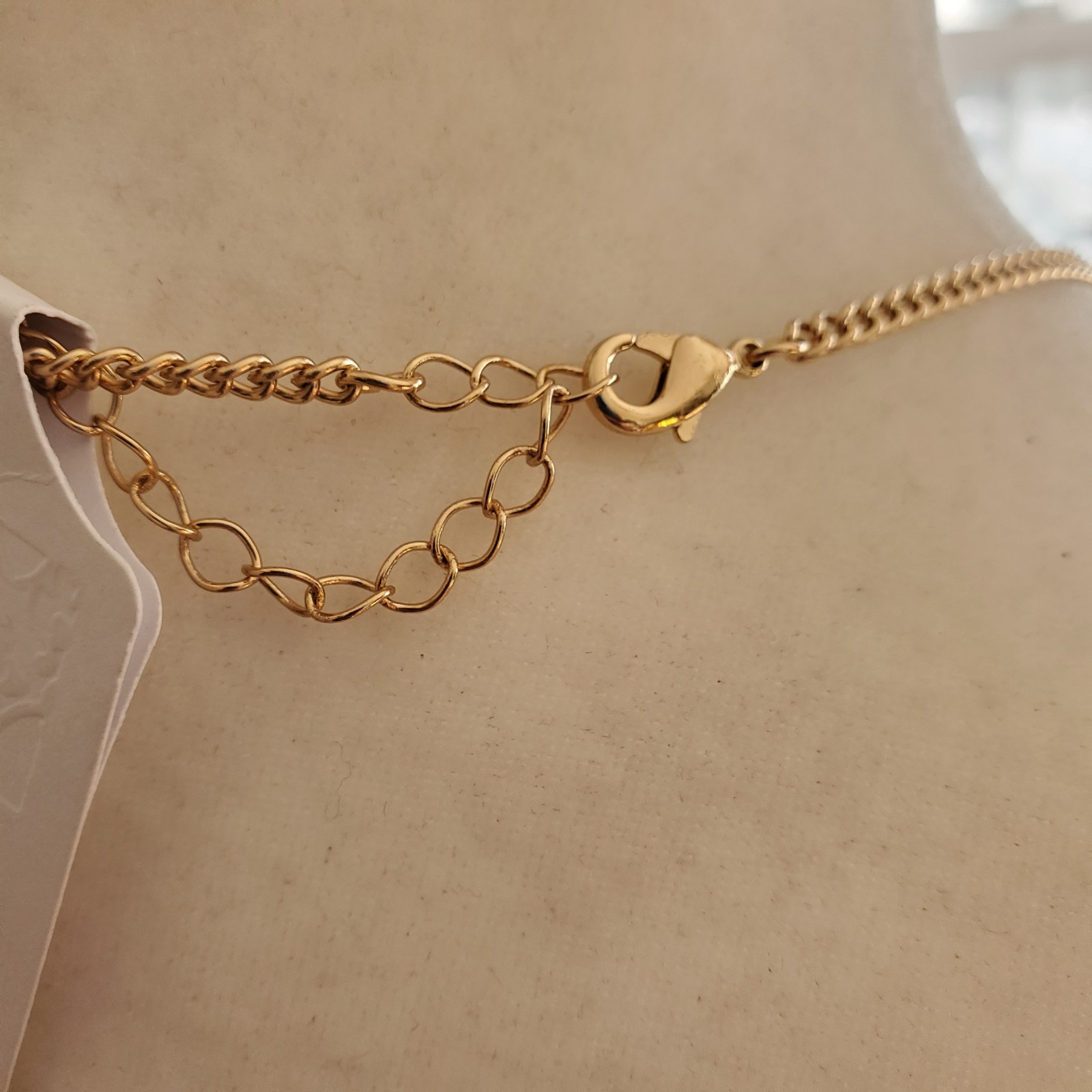 Paris Icons Long Necklace Goldtone – Musee d’Orsay Clock & Eiffel Tower – Heart