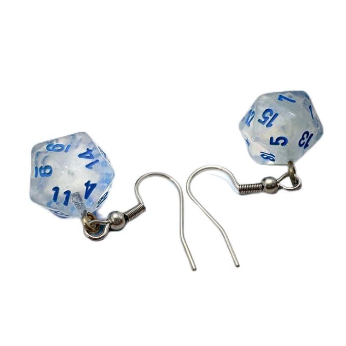 Hook Earrings Borealis Icicle Mini d20 – Chessex