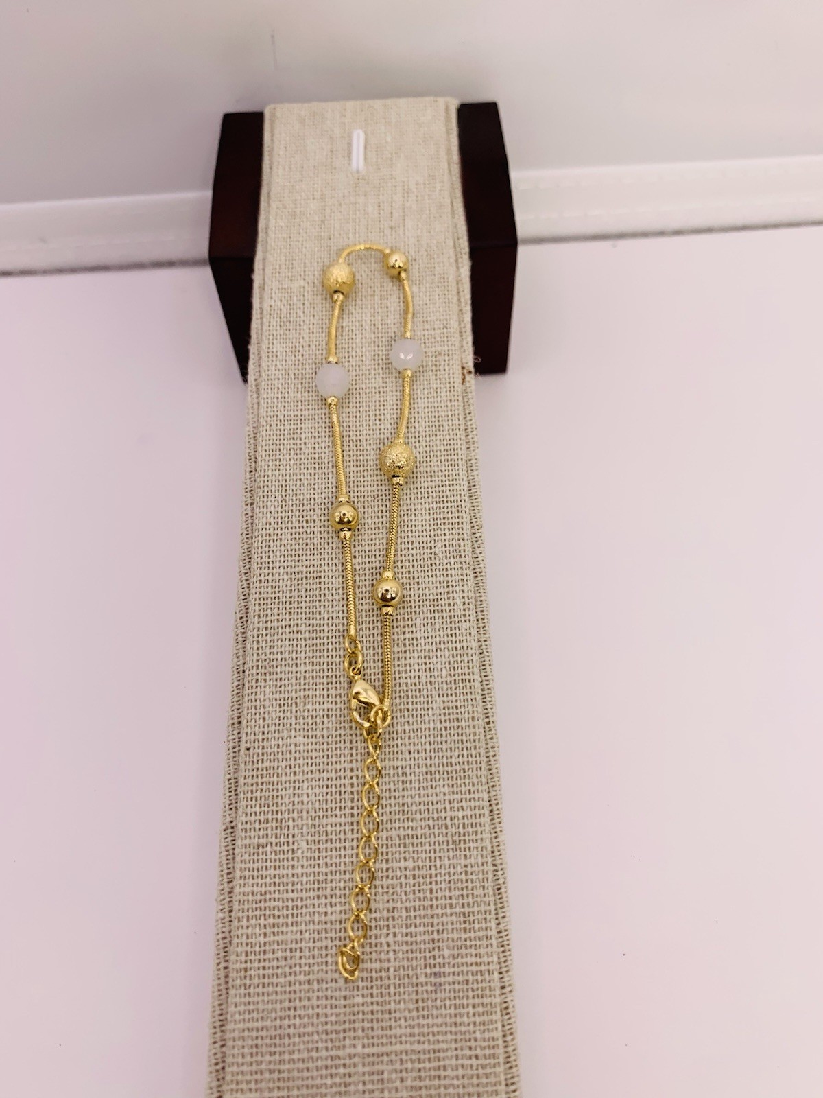 8.5” Long,18k Gold Filled 3.14 Gram, 1.2mm Wide Bracelet (#BG4)