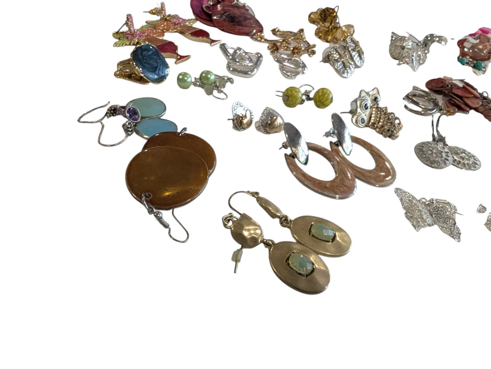 Beach Vacation Theme Earrings Lot Stud Dangle 33 Pair Outdoor