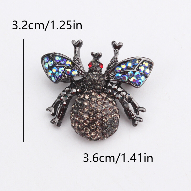 Vintage Creative Personality Cute Bee Brooch