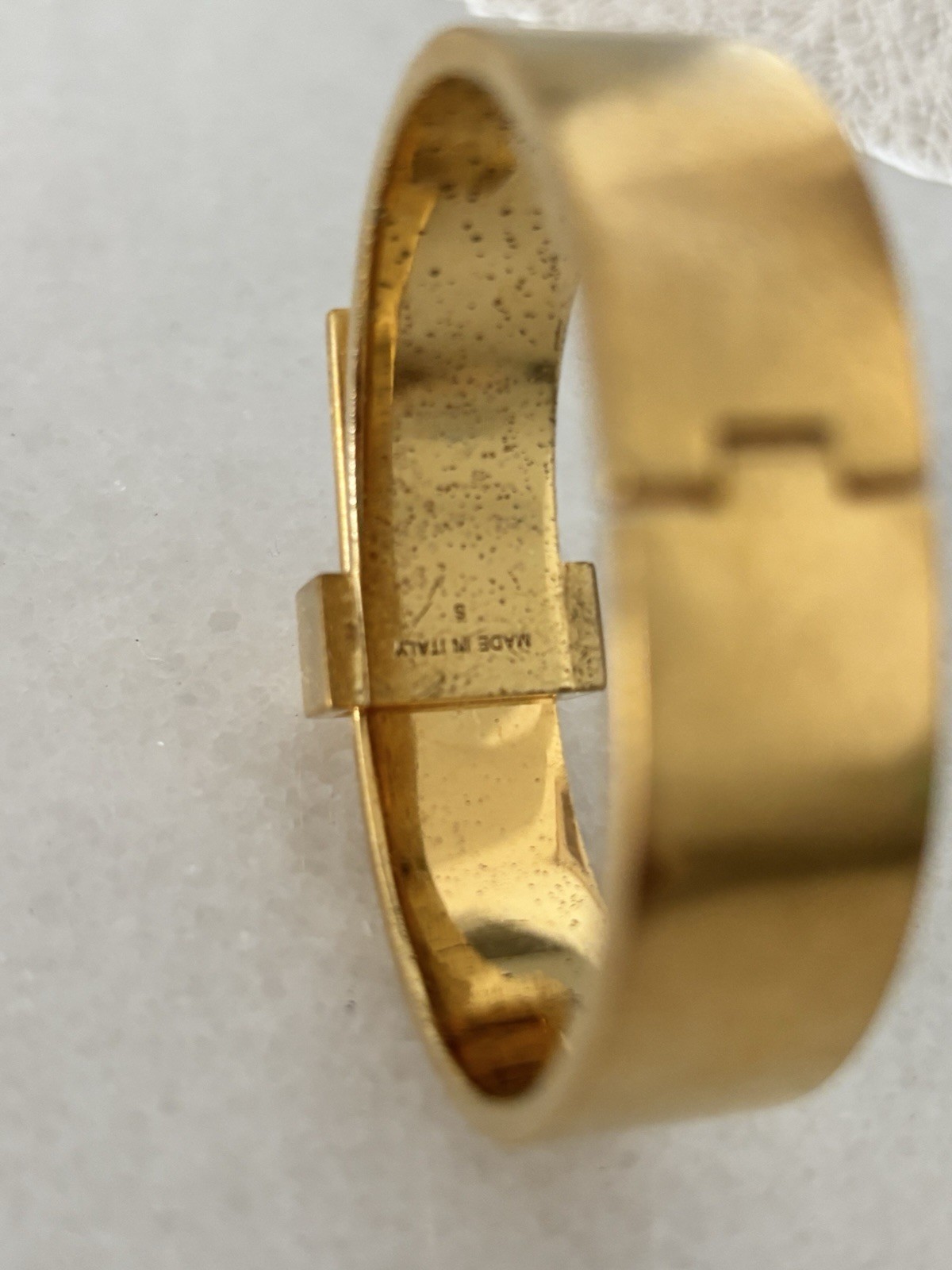 Celine Gold-Tone Bracelet Size S, Made in Italy 100% Authentic