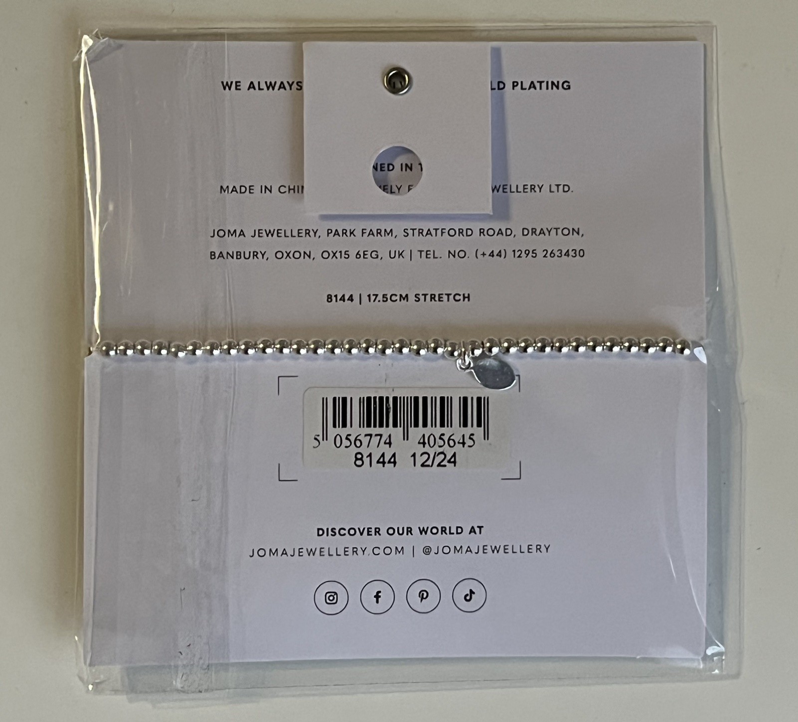 Joma Jewellery Special Thoughts and Prayers Bracelet – New and Sealed – Gifts