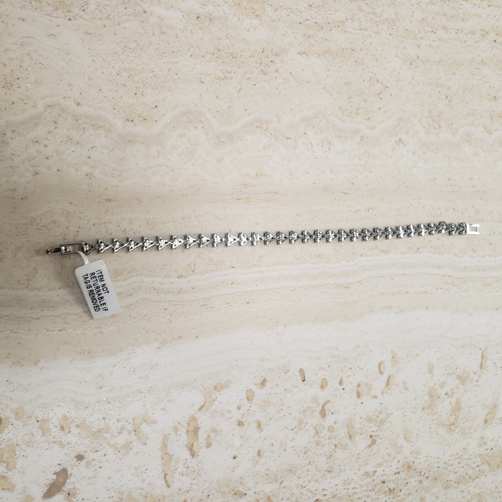 Austrian Green Crystal Tennis Bracelet/Anklet, 18.5cm /7.25 inches