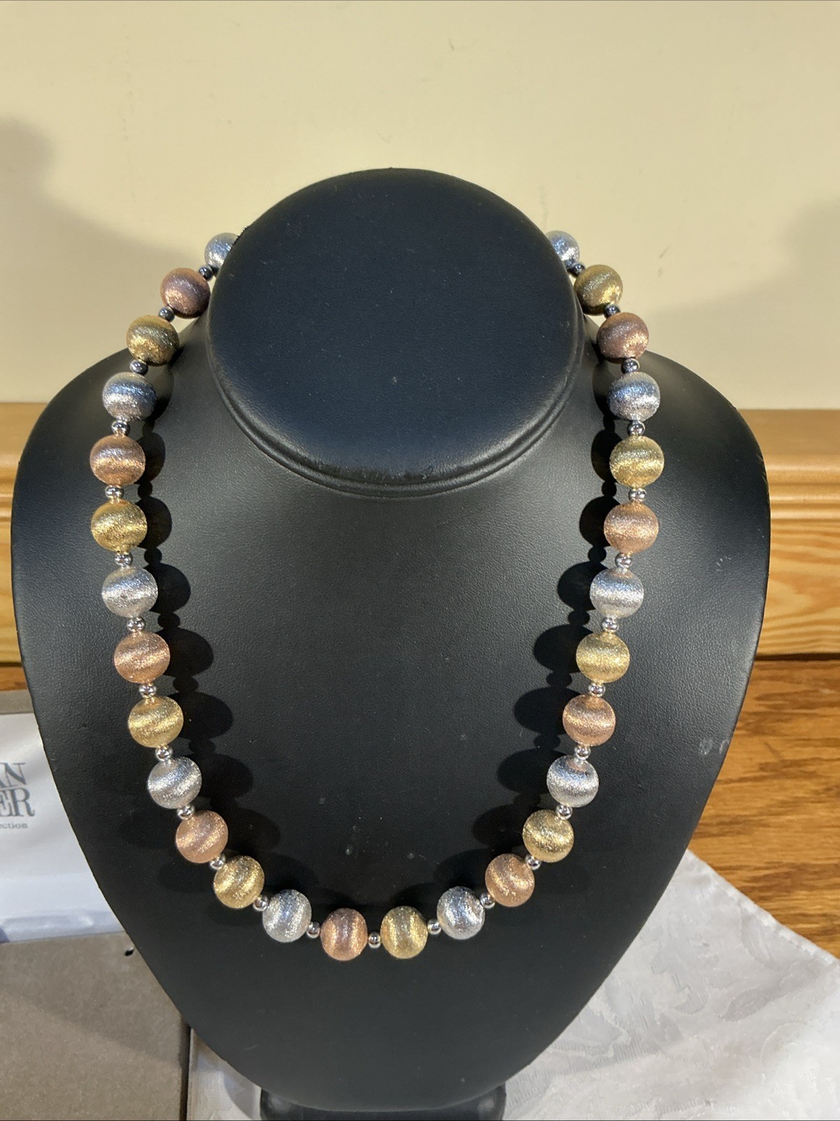 NOLAN MILLER’S ALWAYS YOUNG AT HEART BEAD NECKLACE Box Retail $58 QVC