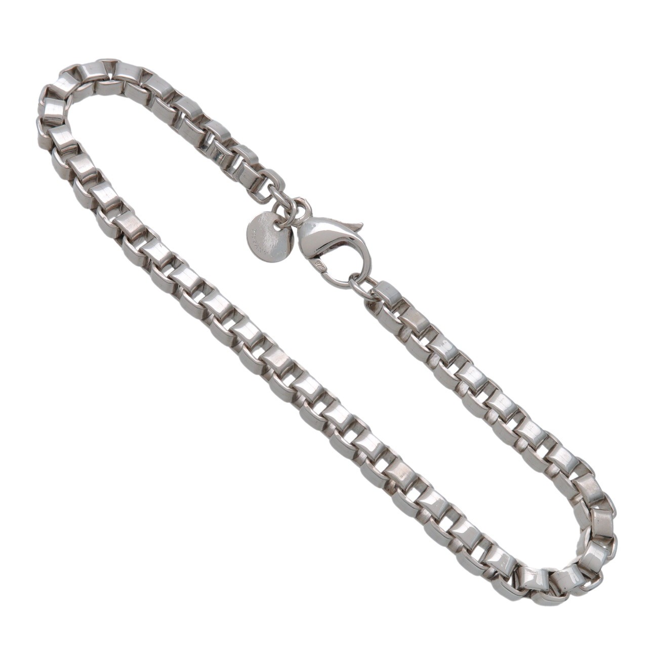 Tiffany & Co Venetian Link Bracelet SV925 Silver Authentic Used F/S