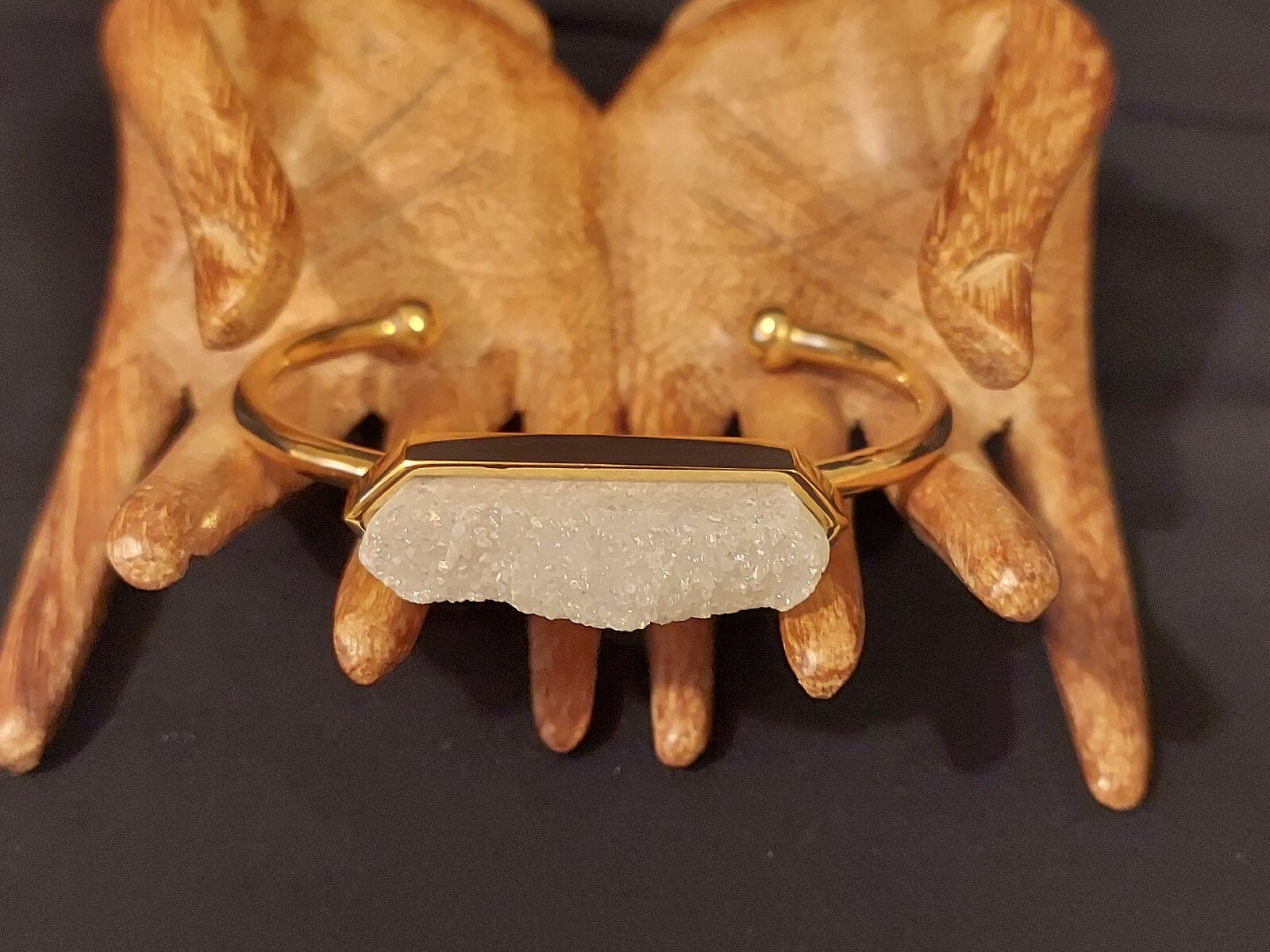 Kinsley Armelle 18k Gold Plated White Quartz Bracelet