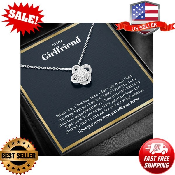Girlfriend Gift From Boyfriend, To My Girlfriend Necklace Gift