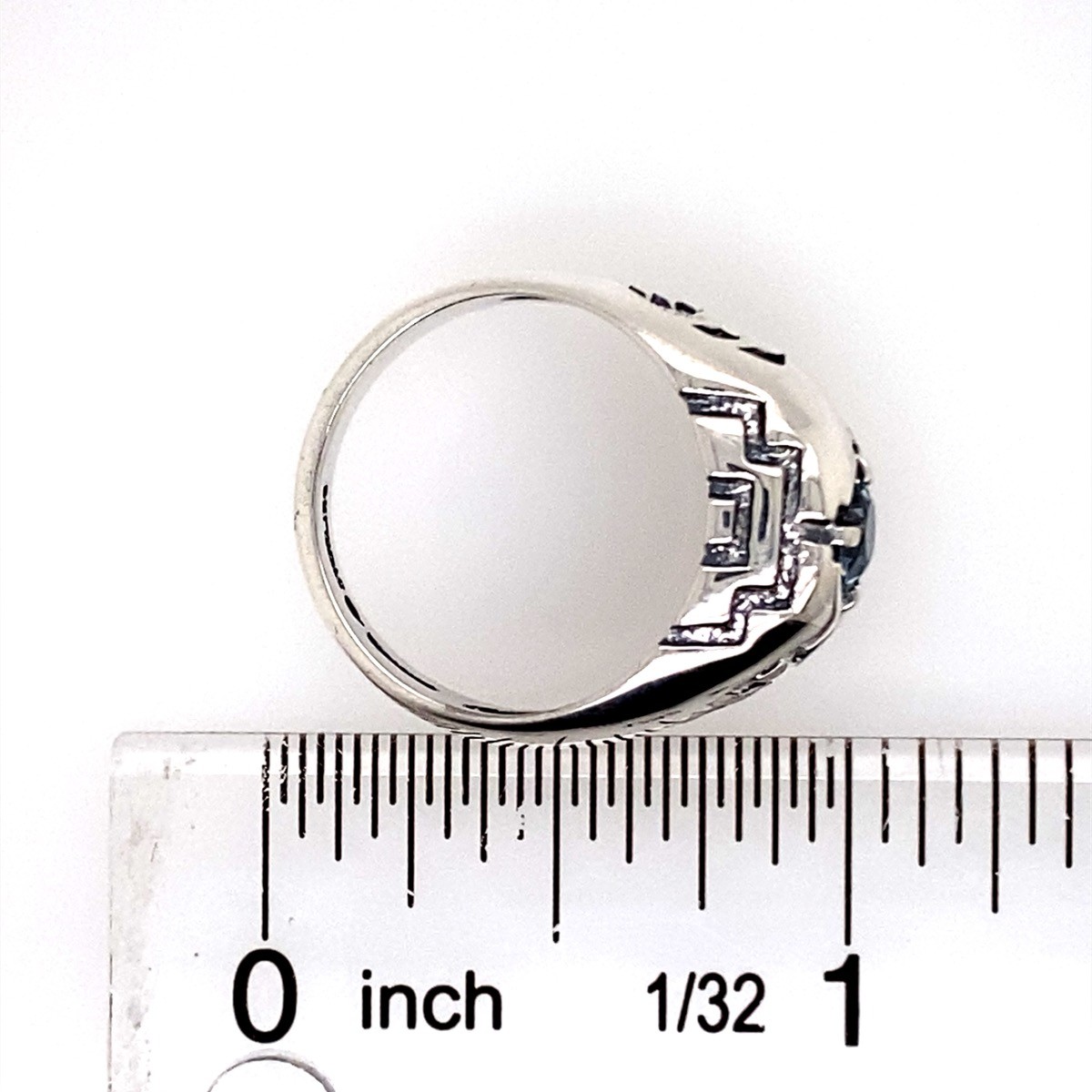 KAbana Topaz Sterling Silver Carved Ring (DG7214804)