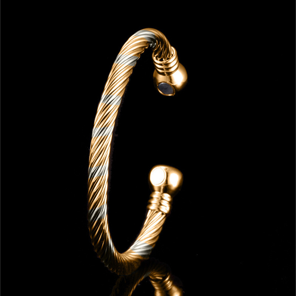 Copper Magnetic Therapy Bangle Balance Energy Stress Arthritis Pain Relief Golf