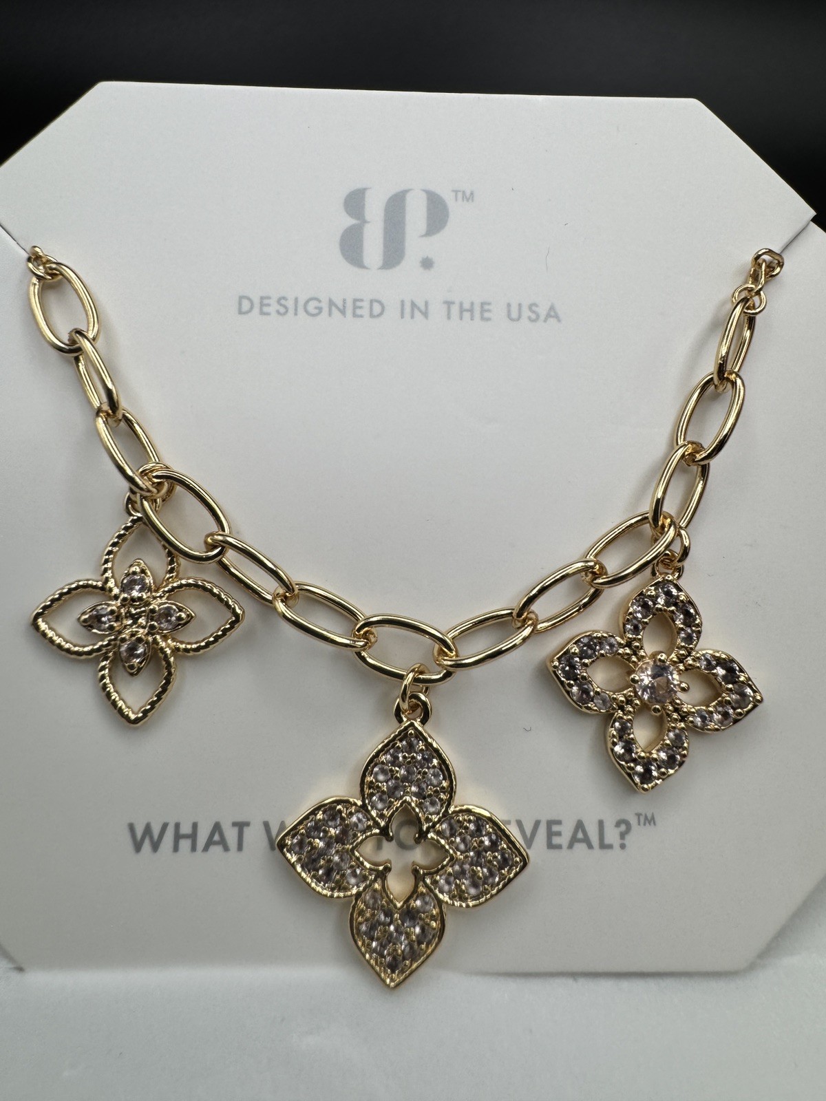 Bomb Party Necklace “Always Triple Booked” Gold Plating