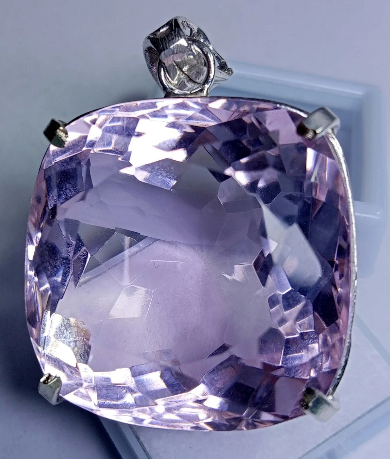 Flawless Pendant Pink Topaz Cushion Cut 134-135Ct Natural Gemstone EGL Certified