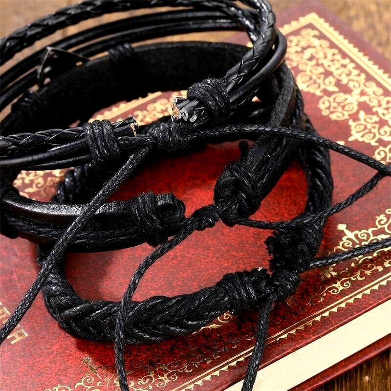 Pulseras Para Hombre Mujer Fina De Moda Esclava Brazalete Men De Cuero