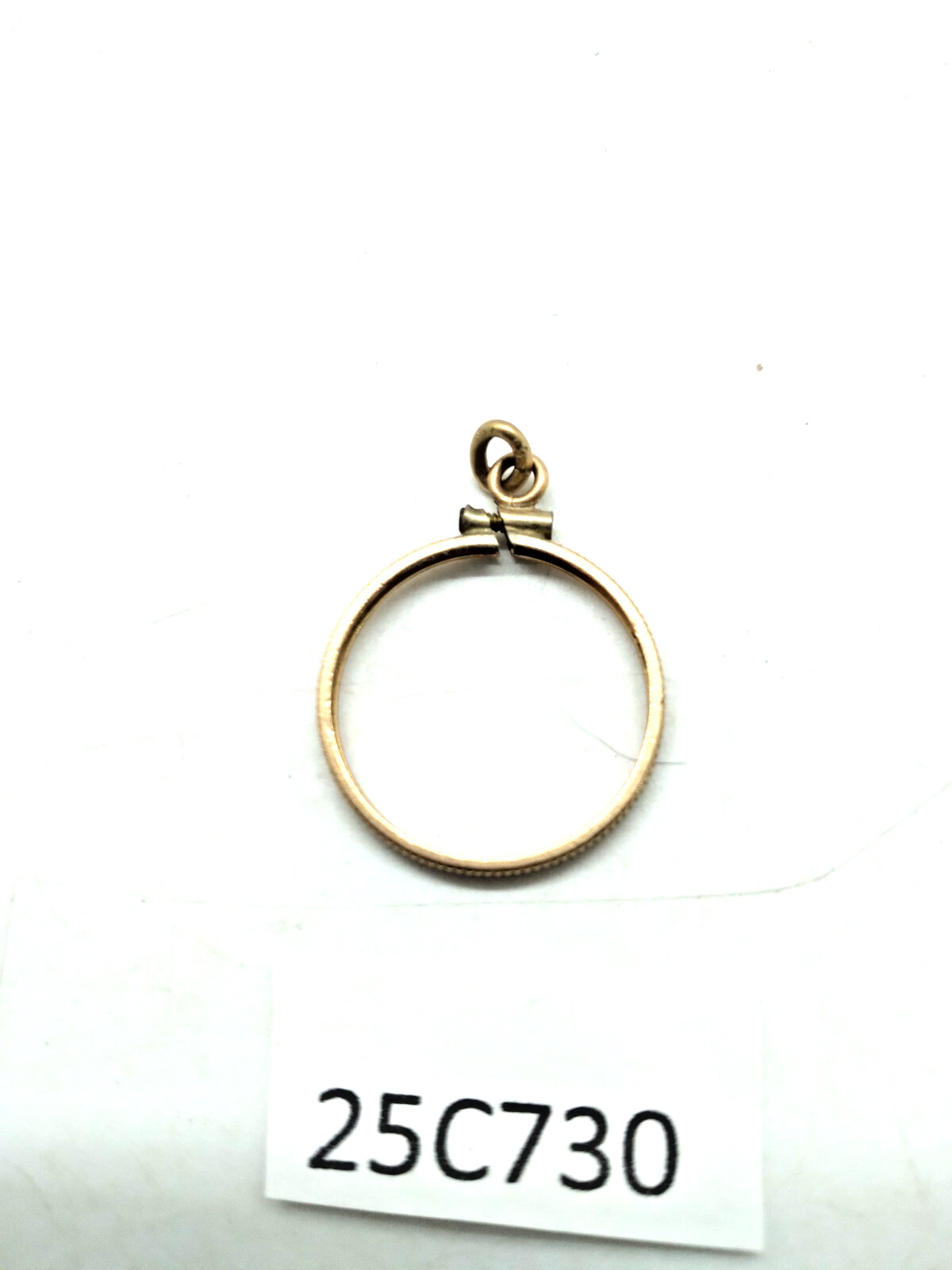 12K Gold Filled US Nickel Coin Bezel COBB screw top Tarnished 25c730 bb7