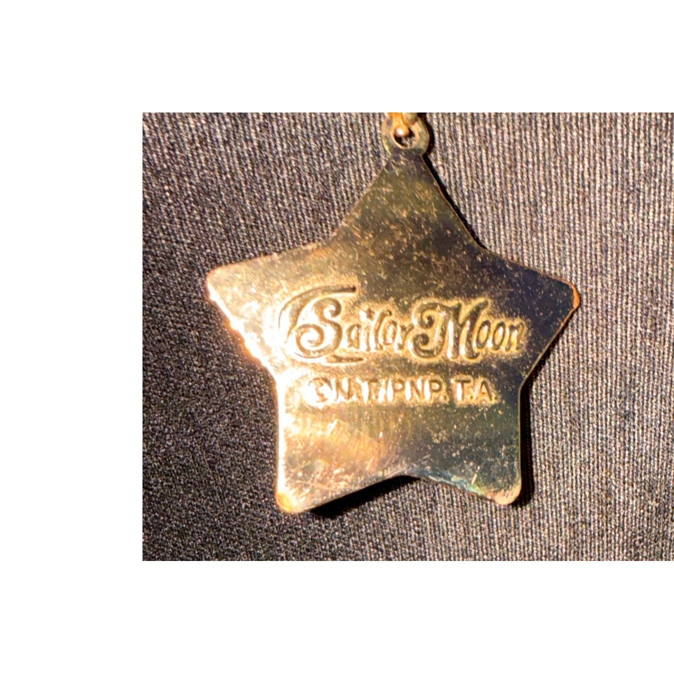 Sailor Moon Gold Star Locket Pendant Necklace Anime Cosplay Vintage Style