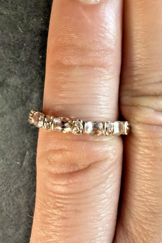 RI Stamped Gold Tone Sterling Silver 925 Ring Size 6