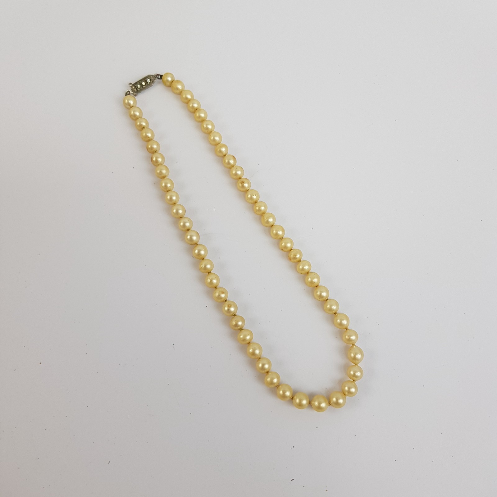 JOB LOT X4 Simulated Pearl Necklaces Various Lengths (See Description)