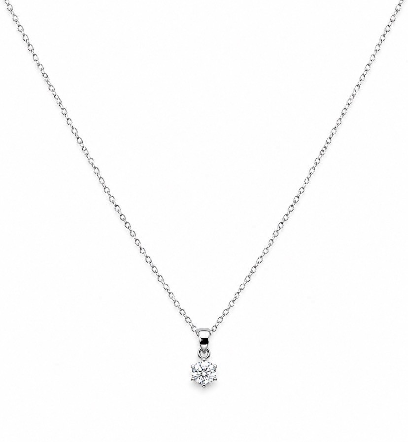 Moissanite Diamond Necklace