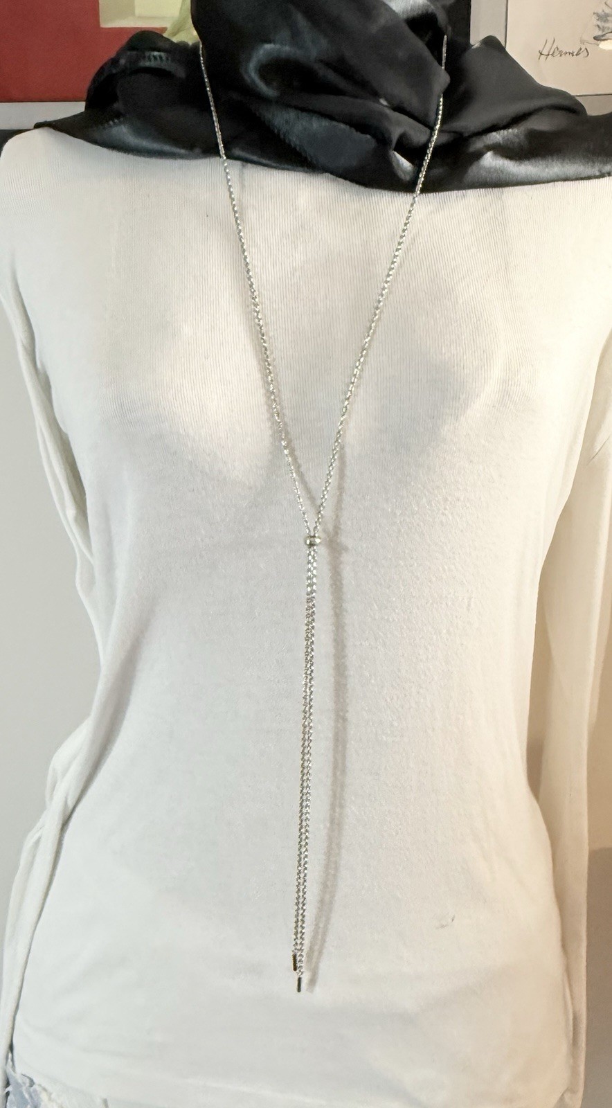 Fendi Peekaboo Mini Bag Pendant Necklace Python Embossed Leather Italy w/ COA