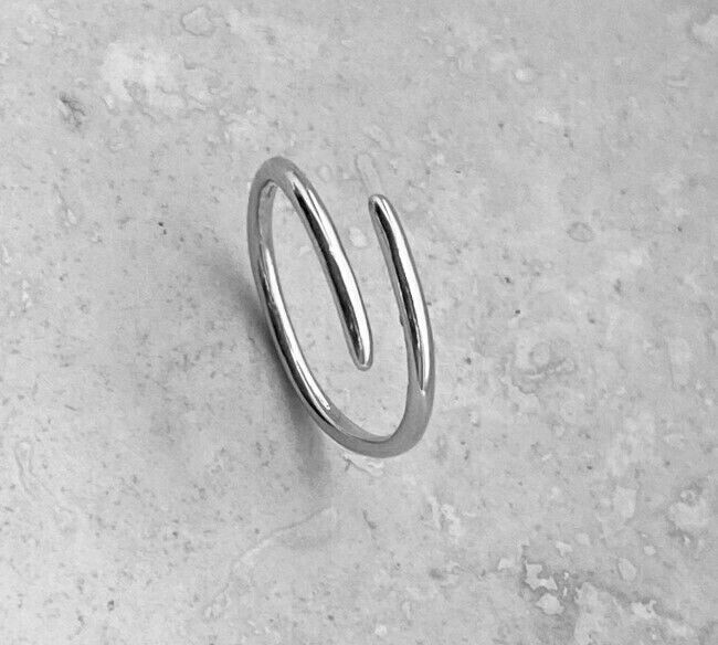 Women’s Day Gift Solid Metal Adjustable Casual Use Foot Toe Ring 925 Silver