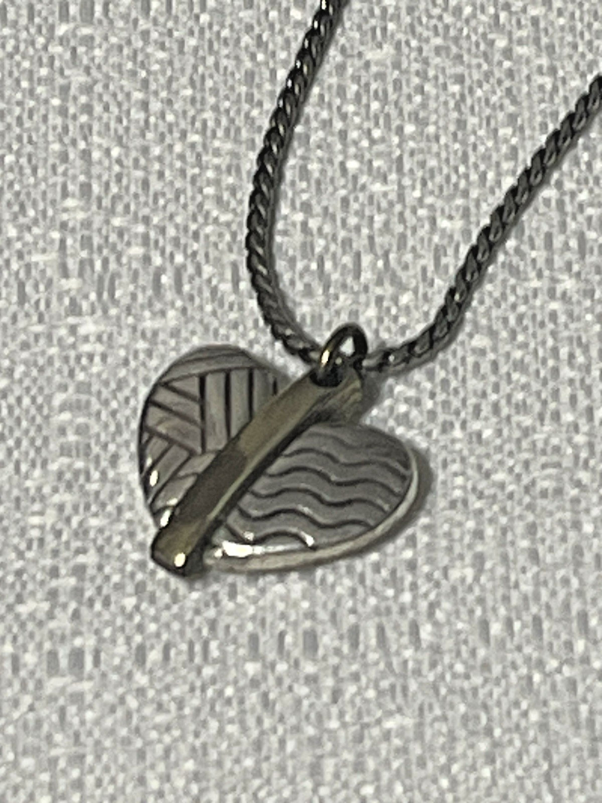 Brighton Acoma Mixed Metals Heart Pendant Necklace