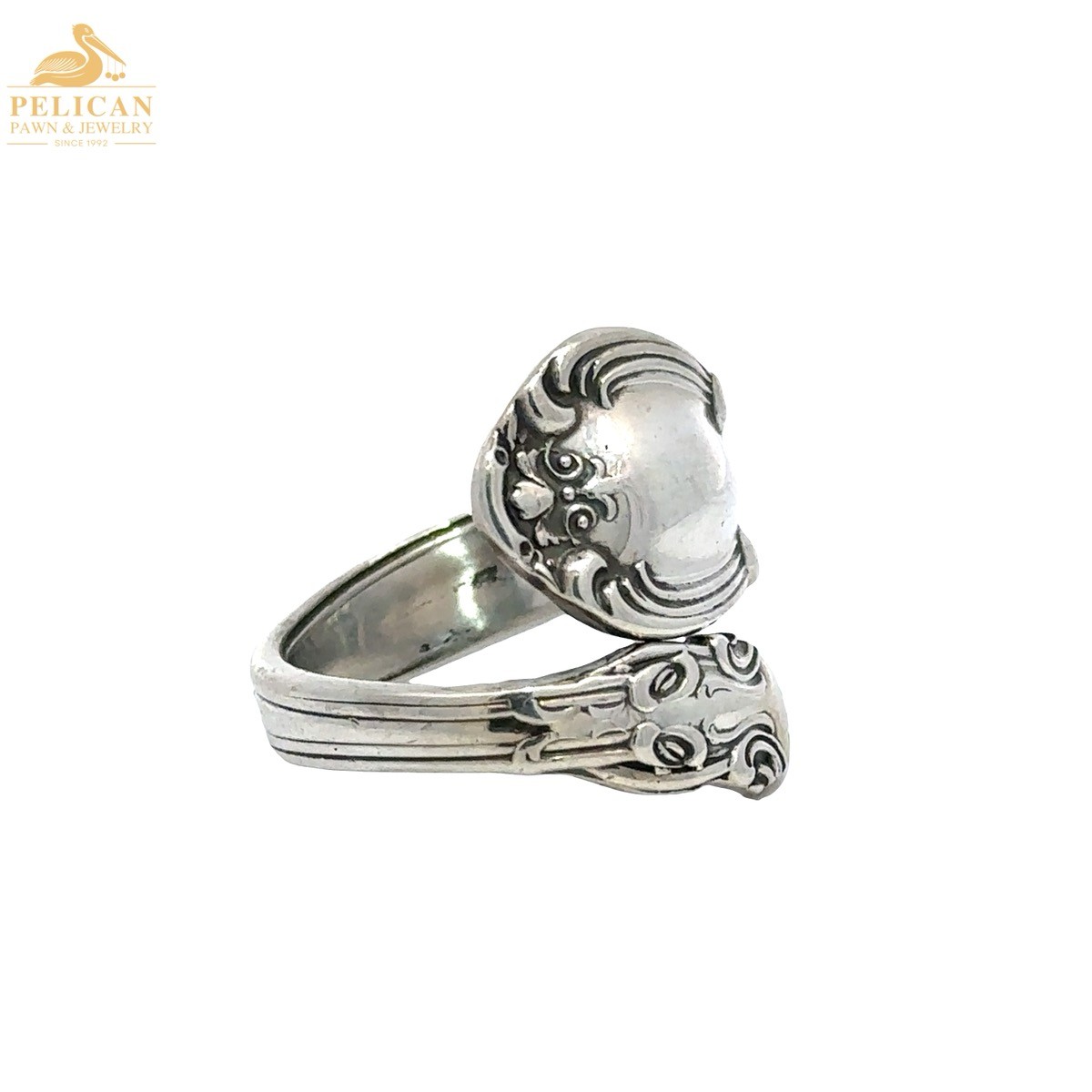 Gorham Chantilly Inpired Sterling Silver Spoon Ring SZ 6 (PSH040668)