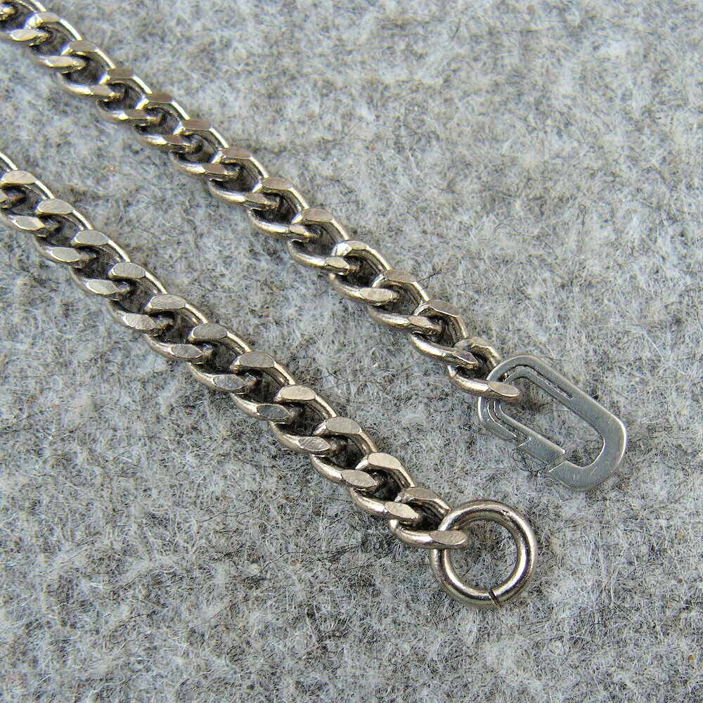Pure Titanium Anti-allergy Necklace 3.5mm Wide Flat Curb Chain – 23.62″ / 27.56″