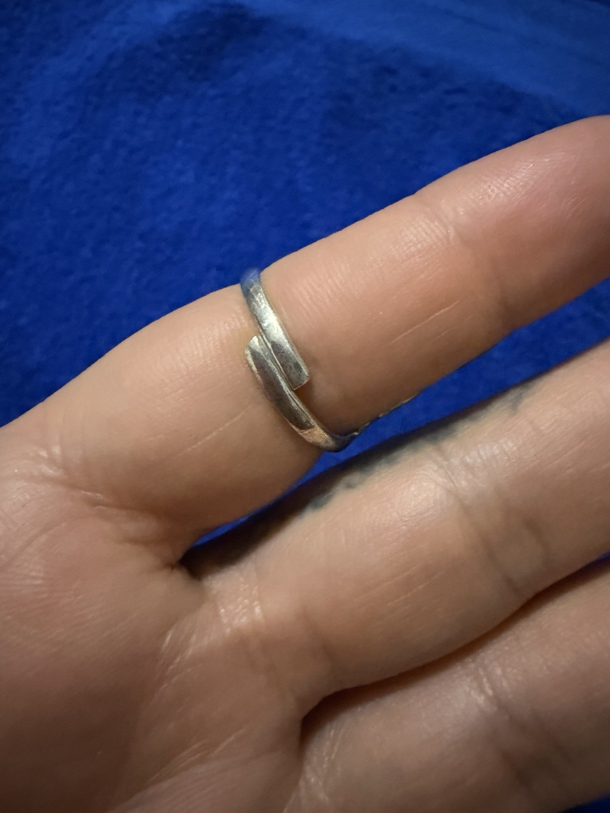 Anillo Mónica Robles En Plata ley .925 mexicana, Ajustable, Anillo Artesanal