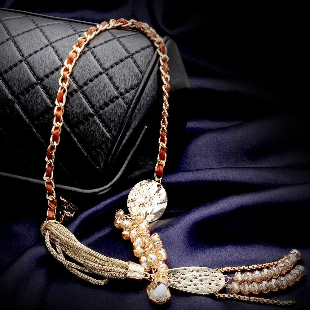 Women Elegant Rope Chain Choker Bib Charm Statement Vogue Necklace #DN84