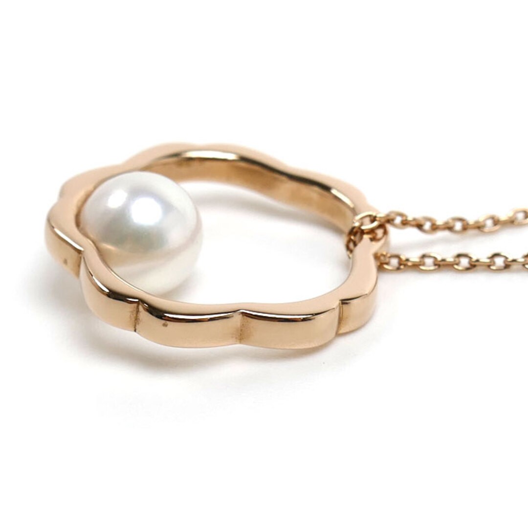Mikimoto K18PG Pink Gold Necklace Pp-20620i Pearl About 6.5mm 5.1g Used KOER-0