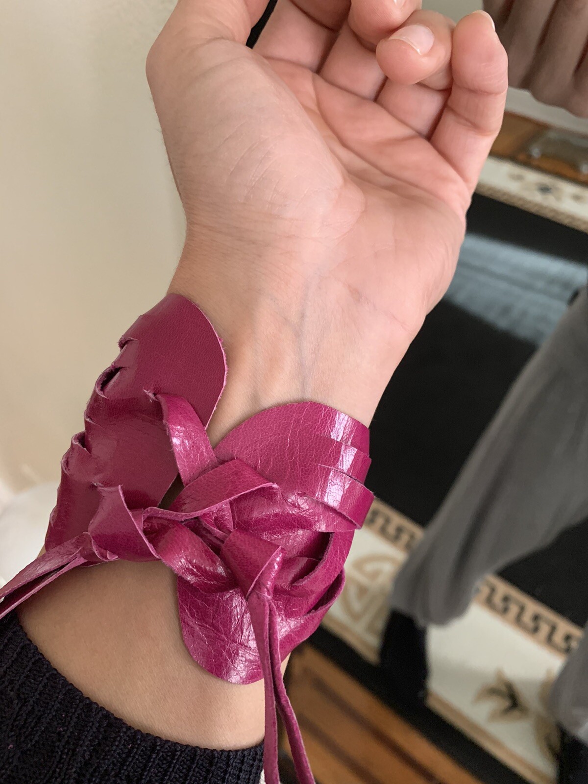 Exclusive bracelets made of genuine leather, handmade, unisex