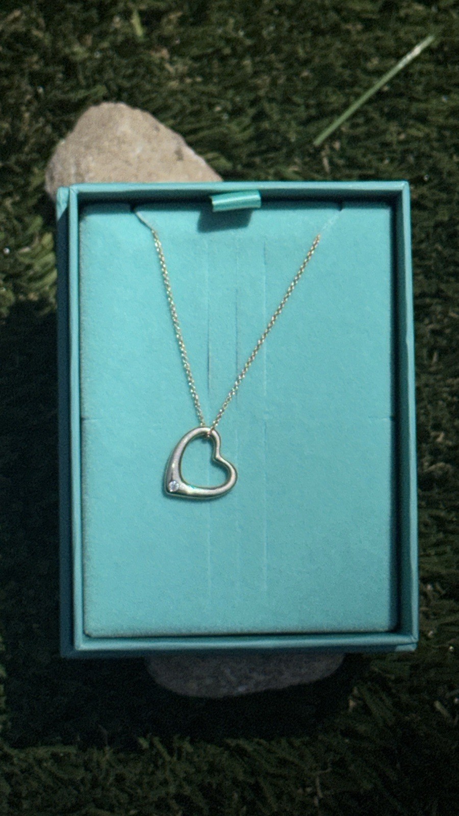 Brilliant Earth Gold Heart Charm Pendant Necklace Cable Chain, Love Theme