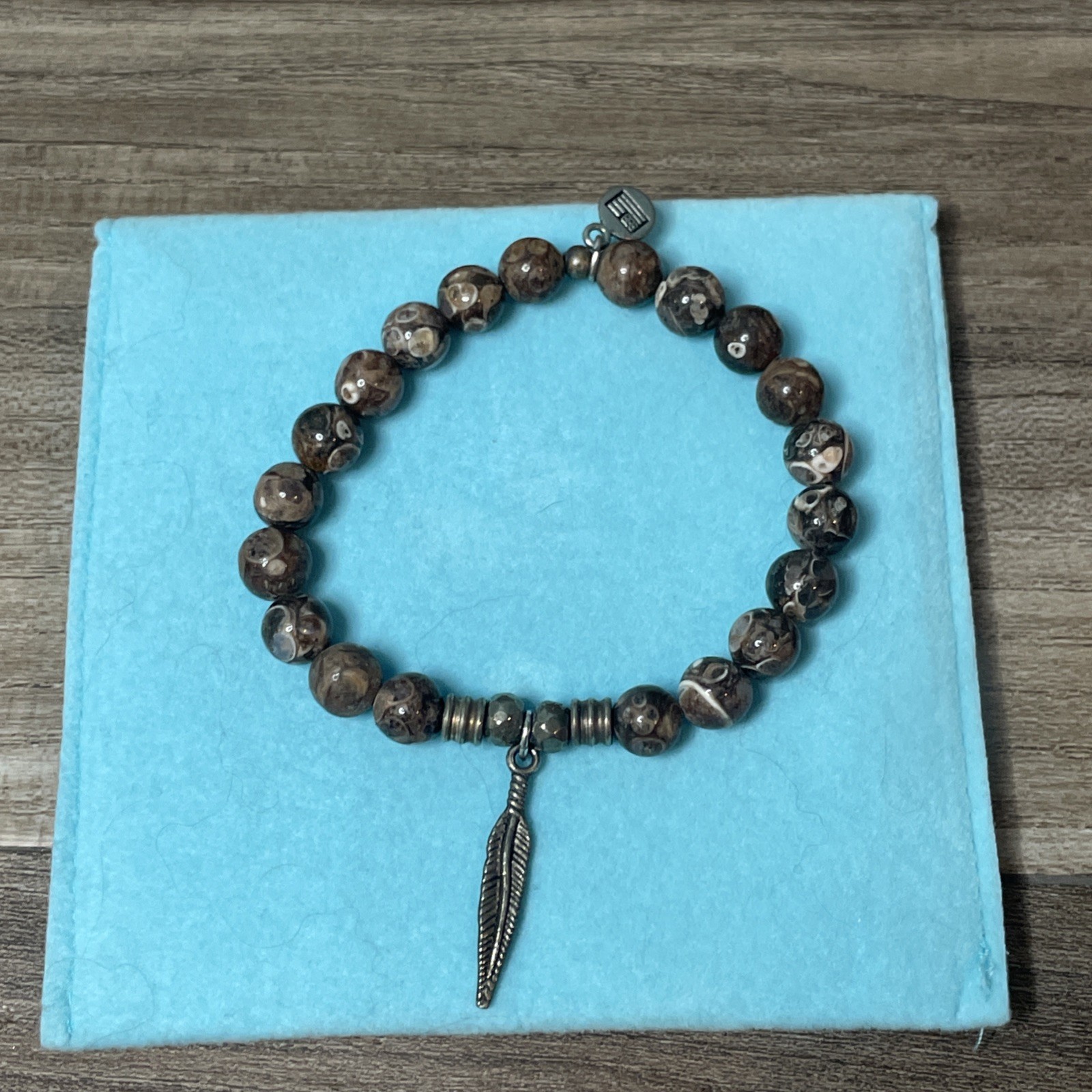 T. Jazelle Bracelets. Lot Of 5. Pre-owned. Snowglobe, One Of a Kind, Feather