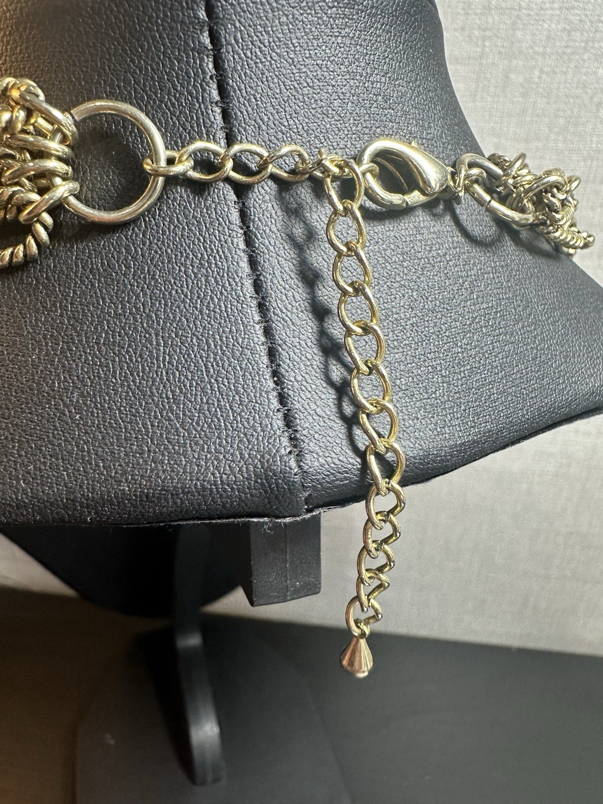 NEW Premier Designs Savannah Necklace Four Strand $49 Gold Tone Link