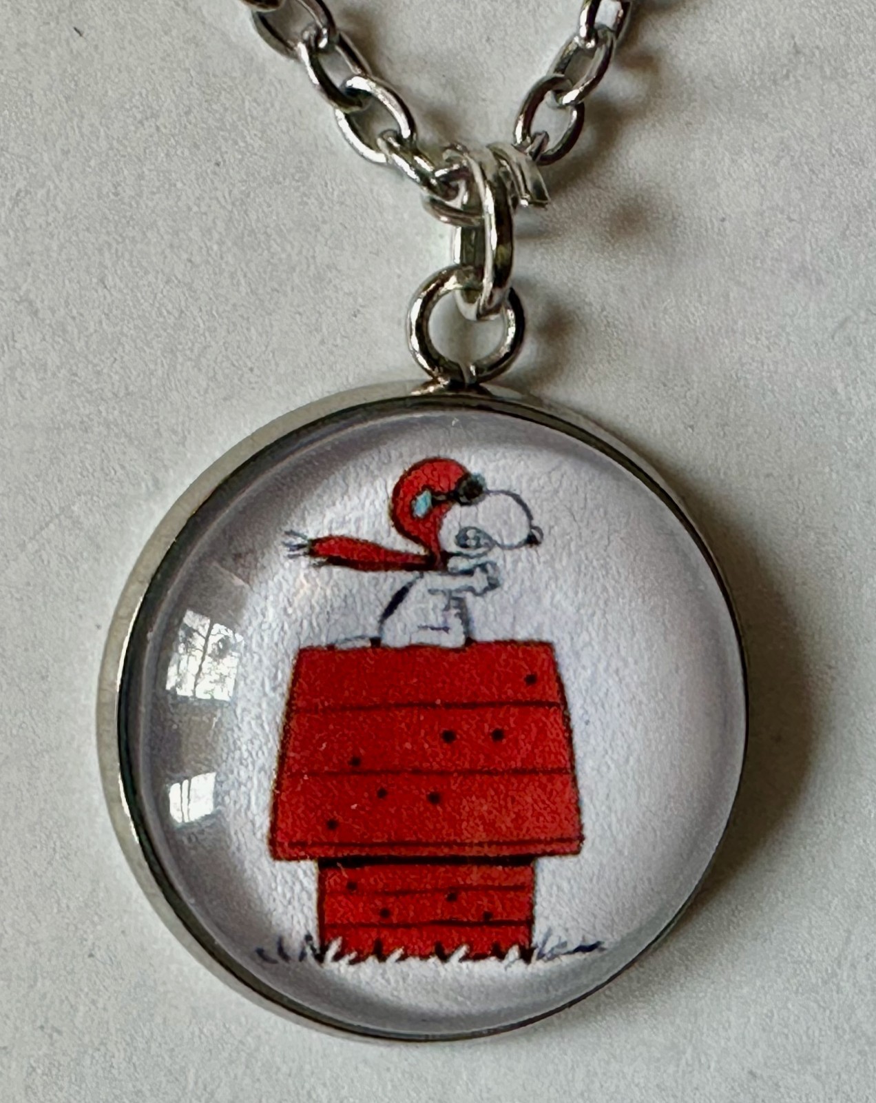 CHOICE; SNOOPY PEANUTS PENDANTS 3/4 OF 1″ NECKLACE 18″ WOODSTOCK CHARLIE BROWN