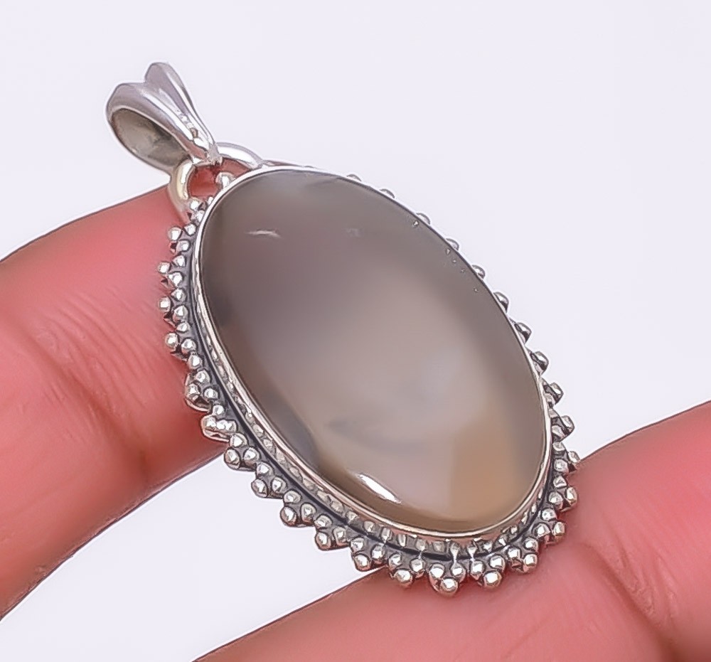 Moonstone – Sri Lanka 925 Sterling Silver Pendant 1.56″ P972819, Christmas Gift